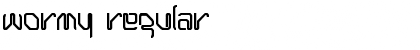 Wormy Font