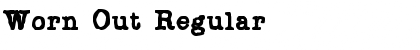 Worn Out Font
