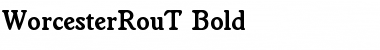 WorcesterRouT Font