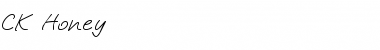 CK Honey Font