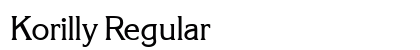 Korilly Regular preview