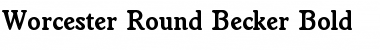 Worcester Round Becker Font