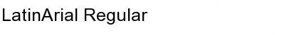 LatinArial Regular Font