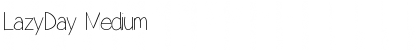 LazyDay Font