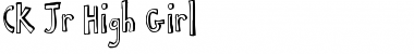 CK Jr High Girl Font