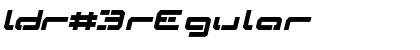 Download LDR#3 Font Download LDR#3 Font