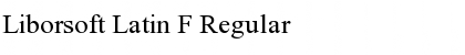 Download Liborsoft Latin F Font
