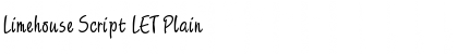 Limehouse Script LET Font