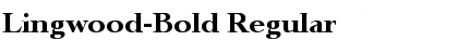 Lingwood-Bold Font