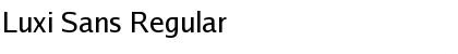 Luxi Sans Font