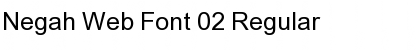 Download Negah Web Font 02 Font