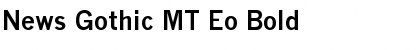 Download News Gothic MT Eo Font