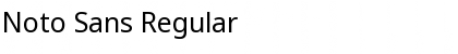 Noto Sans Regular Font Noto Sans Regular Font