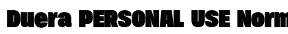 Duera PERSONAL USE Normal Black