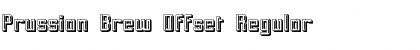 Prussian Brew Offset Font