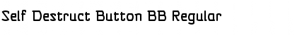 Self Destruct Button BB Regular Font