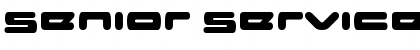 Senior Service Font