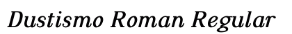 Dustismo Roman Regular preview
