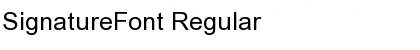 SignatureFont Regular Font