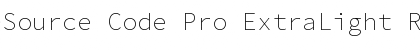 Download Source Code Pro ExtraLight Font