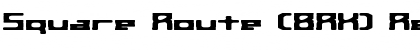 Download Square Route (BRK) Font Download Square Route (BRK) Font