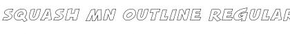 Download Squash MN Outline Font Download Squash MN Outline Font
