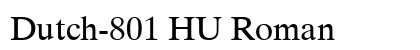 Dutch-801 HU Roman preview