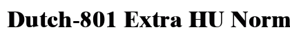 Dutch-801 Extra HU Normal preview