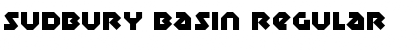 Sudbury Basin Regular Font Sudbury Basin Regular Font