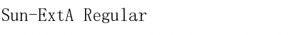 Download Sun-ExtA Font Download Sun-ExtA Font