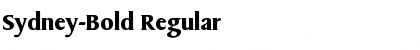 Sydney-Bold Font