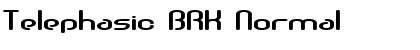Telephasic BRK Font