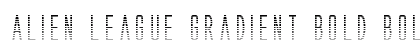 Alien League Gradient Bold Bold