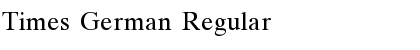 Download Times German Font