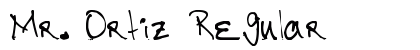 Mr. Ortiz Regular preview