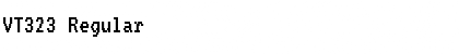 VT323 Font
