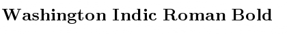 Download Washington Indic Roman Font