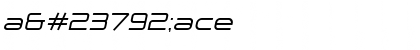 a峰ace Italic Font