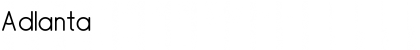 Adlanta Regular Font Adlanta Regular Font