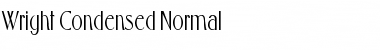 Wright-Condensed Normal Font