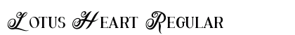 Lotus Heart Regular preview