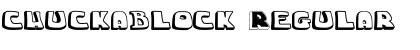 chuckablock Regular Font