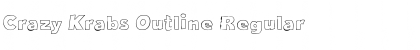 Crazy Krabs Outline Font