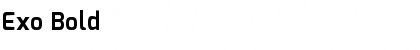 Exo Bold Font Exo Bold Font