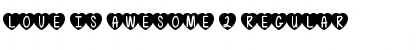 Love Is Awesome 2 Font