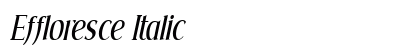 Effloresce Italic Preview