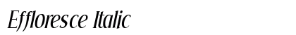 Effloresce Italic Preview