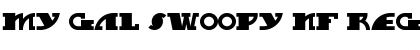 My Gal Swoopy NF Font