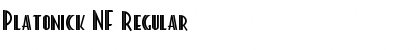 Platonick NF Font