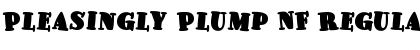 Pleasingly Plump NF Regular Font